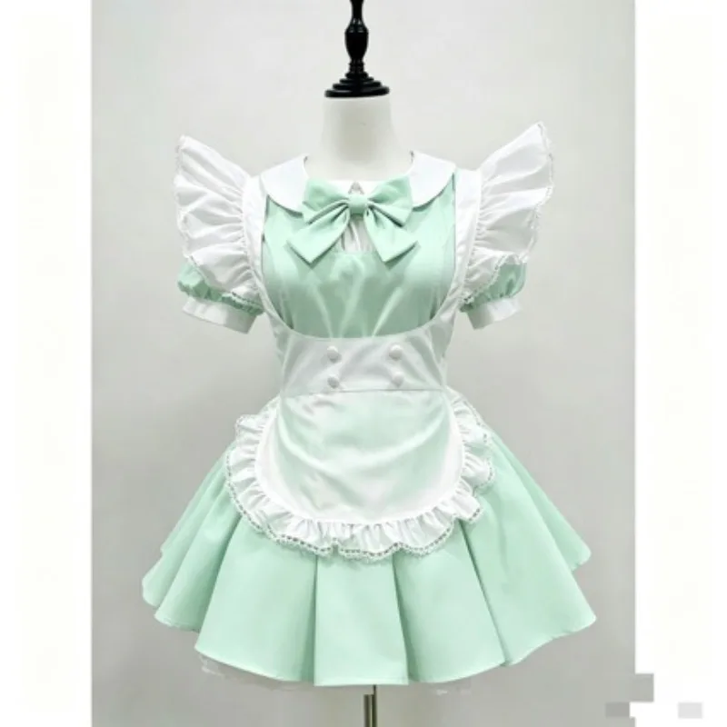 Anime Cute Maid Lolita Cosplay Costume Sweet Dress Outfit Waitress Uniform for Women Girls Comic Con Party Stage Roleplay - view 4