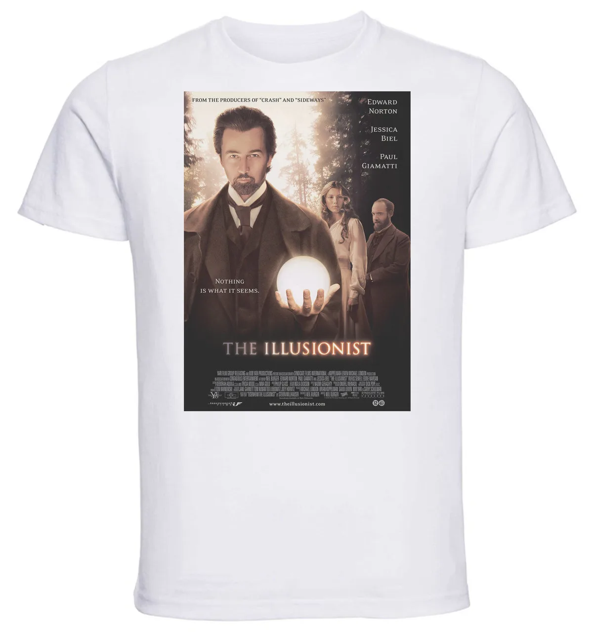 

T-shirt Unisex - White - Playbill Film - The Illusionist