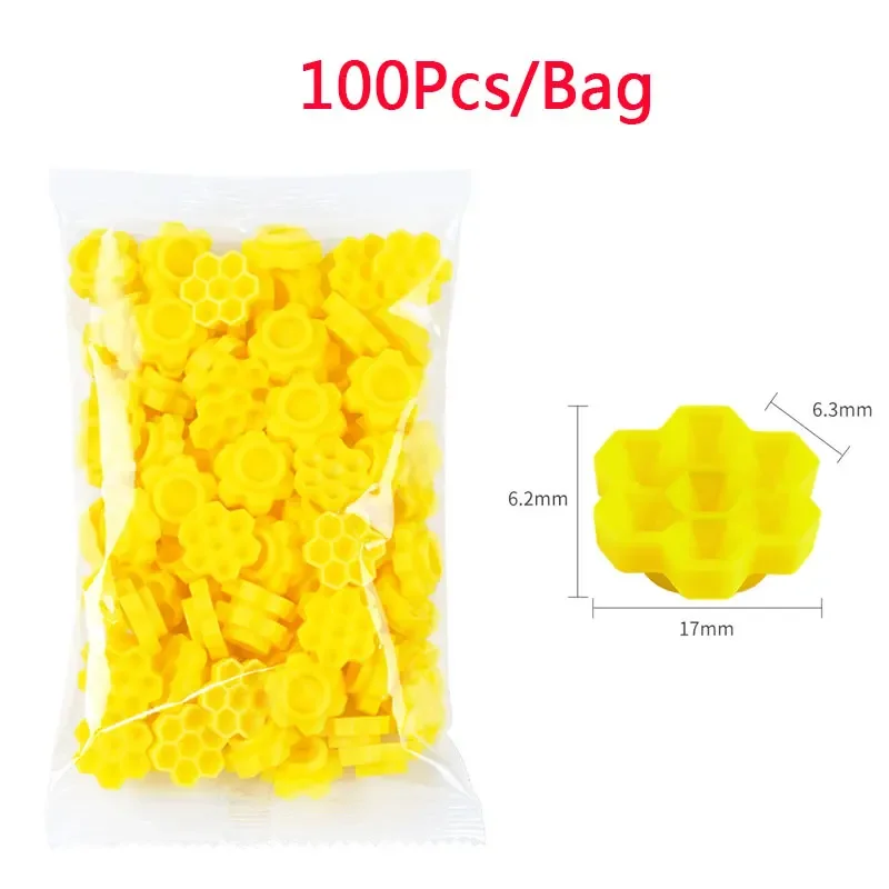 100 pz/lotto Rosa Tenendo Tazze A Forma di Estensione Del Ciglio Colla Titolari Innesto Fiore Prugna Ciglia Colla Ritardo Tazza Pigmento Del Tatuaggio