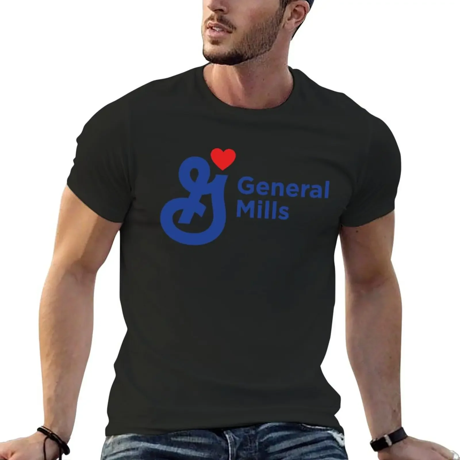 general mills Logo T-Shirt sweat anime tshirt shirts graphic mens white t shirts