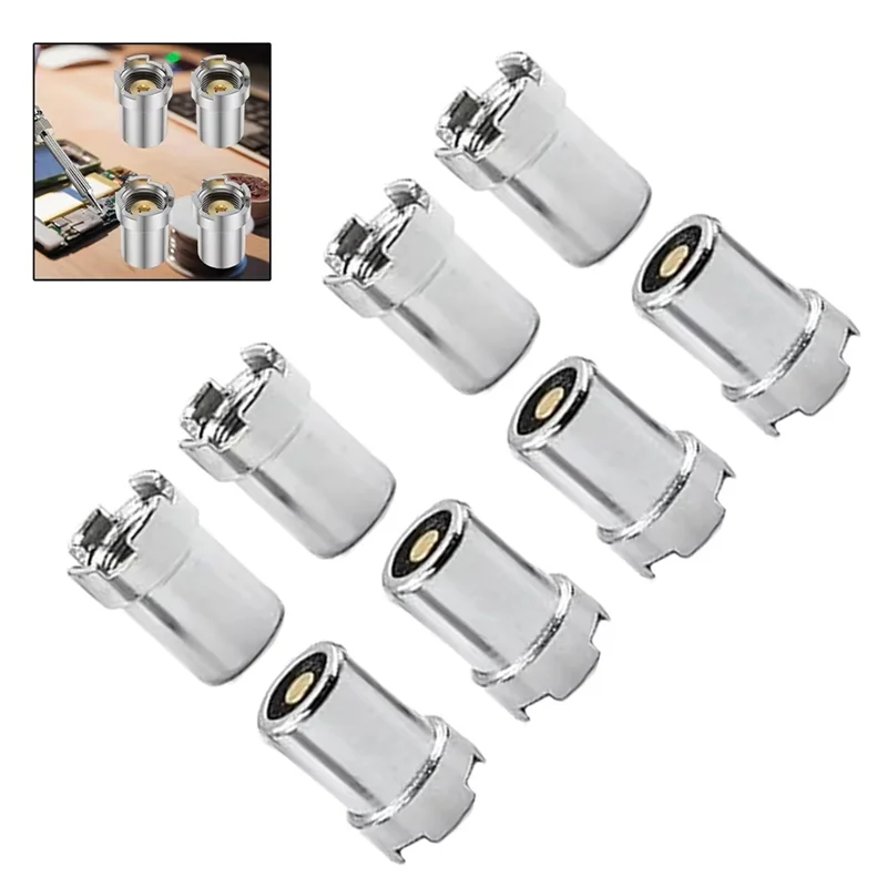 

Разъем адаптера для кольца паяльника, 8 шт., магнитные адаптеры с резьбой 510 для инструментов для ремонта электронного оборудования