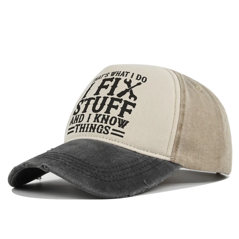 

Vintage Washed Distressed Baseball Cap Baseball Cap Printed Dad Cap Trucker Men Washed Vintage Sun Hat