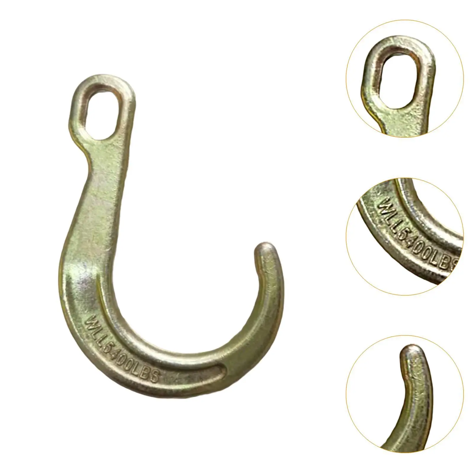 

J Hook Towing Hook Multipurpose Vehicle Equipment Tow Hook for Hanging Automobile Manufacturing Winching Tractor Working
