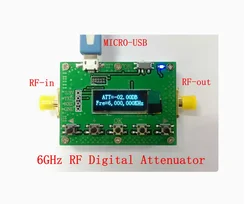 Digital Attenuator 6GHz RF Programmable Module 30DB Stepping 0.25DB