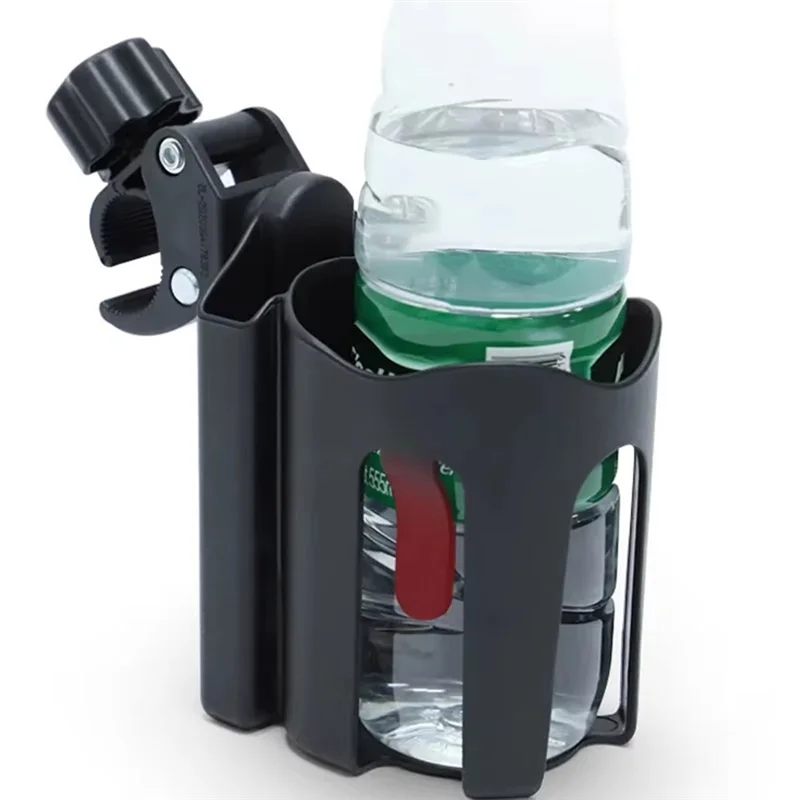 

AS96-Universal Baby Stroller Cup Holder With Mobile Phone Slot, Fits Electric Car & Bicycle, Water Bottle Holder