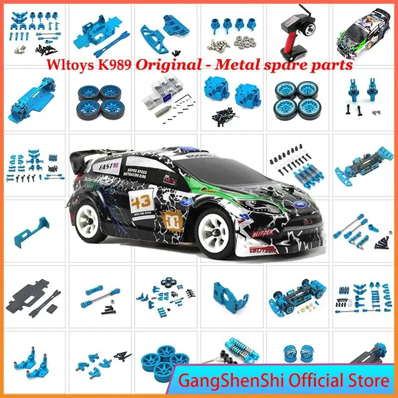 Metal Wheel Rim Hard Plastic Drift Tire Tyres for Wltoys K989 284131 K969 P929 Mini-Z 1/28 RC Car Upgrades Parts Car Accessories