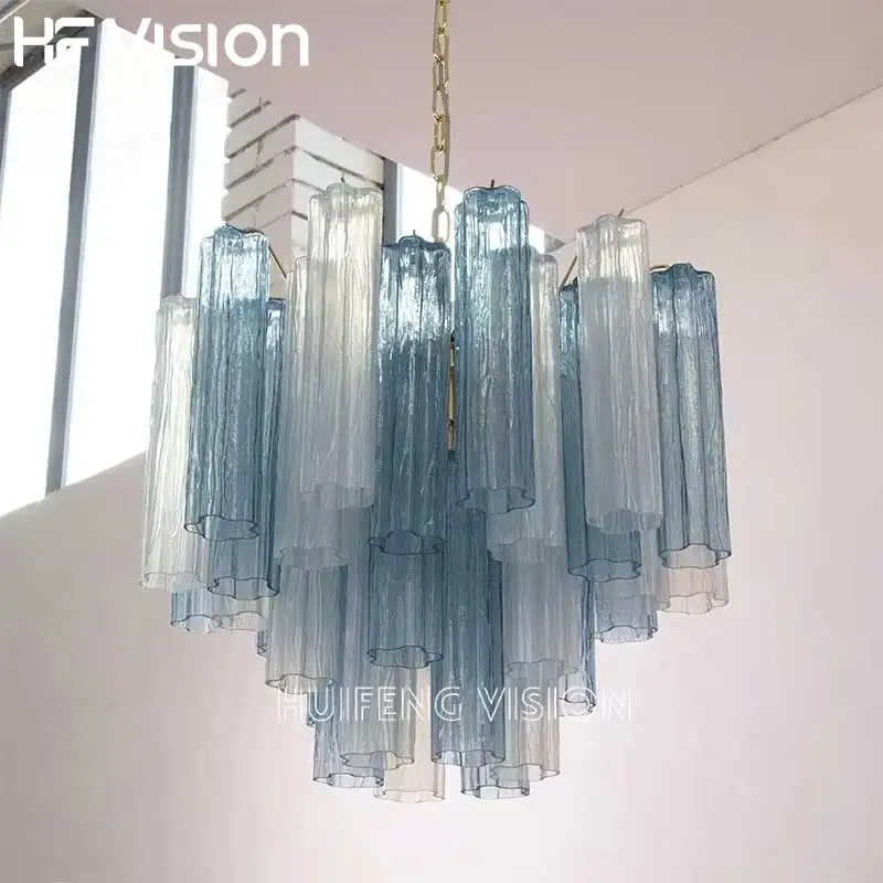 

Modern French Design Stained Glass LED Suspension Chandelier Lighting Fixture for Kitchen Bedroom Ceiling Mount
