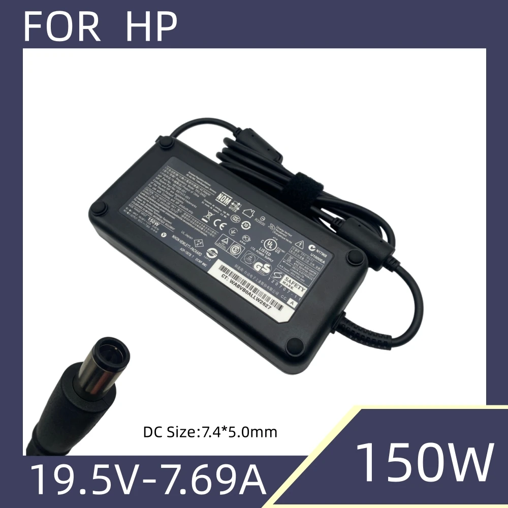 Cargador/adaptador de CA de 150W, 19,5 V, 7,69A para HP Pavilion 21 All-in-One PC TPC-Q009 TPC-P024 TPC-CA52 TPC-DA52 TPC-LA52 TPC-Q008