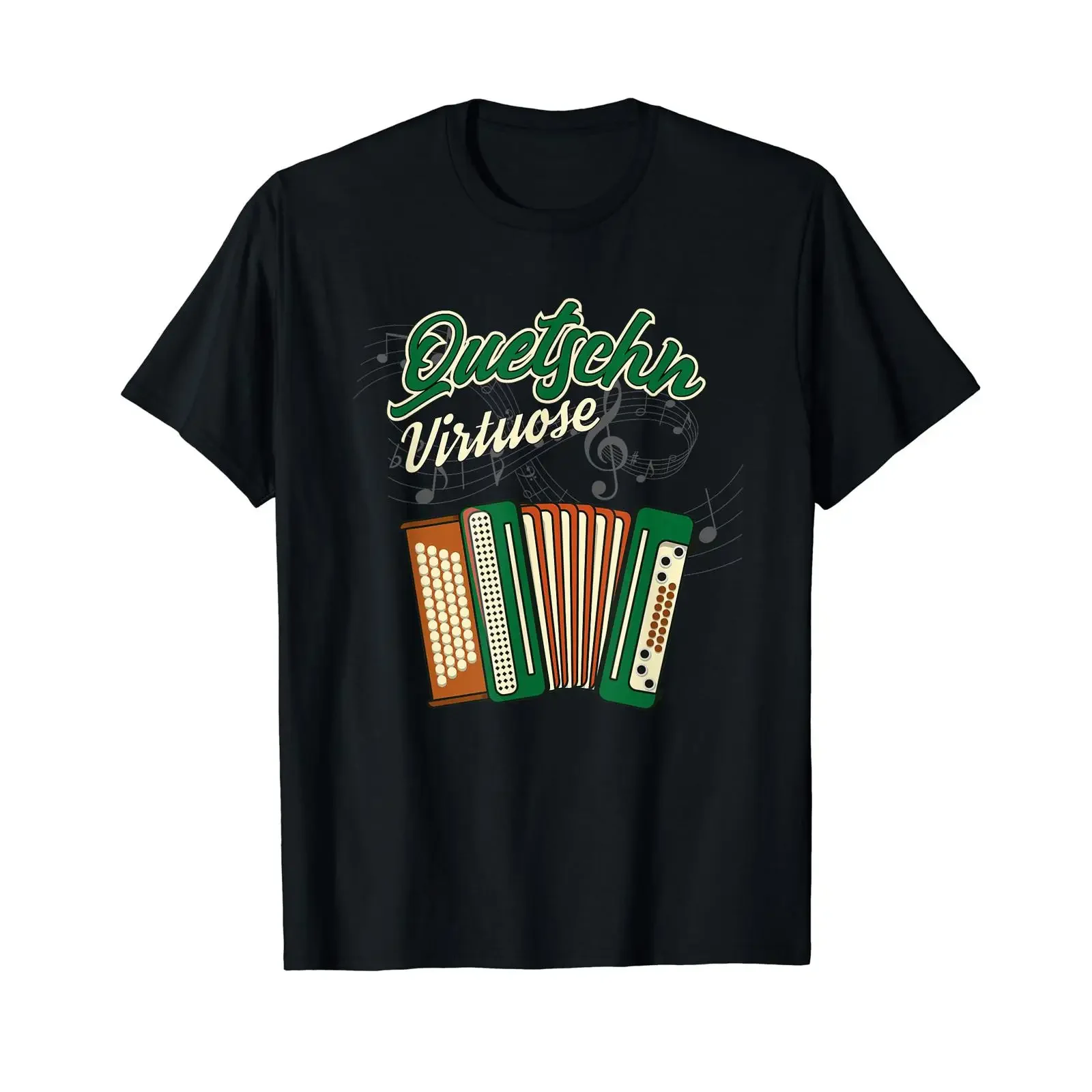 Quetschn Zugin und Ziach Musik Styrian Accordion T Shirt vintage Washed homme Casual Top For Everyday Wear Comfortable