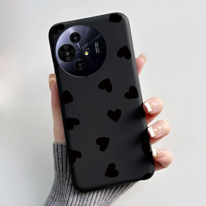 Black protective case for TCL smartphones