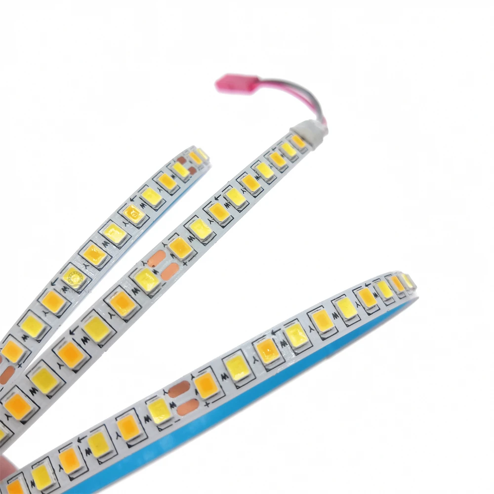 3m/set 200D/m 5B10CX2 2835 LED strip constant current LED ribbon 3 meters 60Wx2colors light tape be used in chandelier