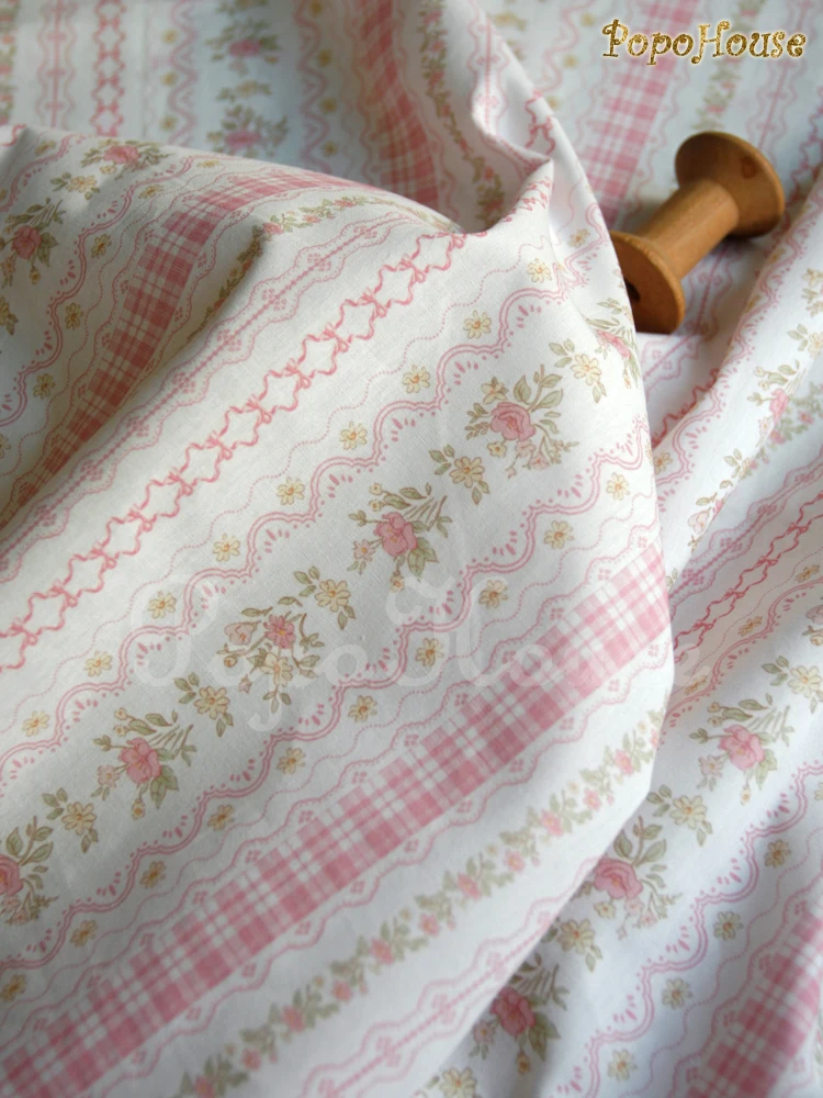 160x50 سنتيمتر الريفية في وقت مبكر الشتلات زهرة جدار صغير الأزهار البوبلين نسيج القطن الأطفال بلوزة فستان الملابس النسيج