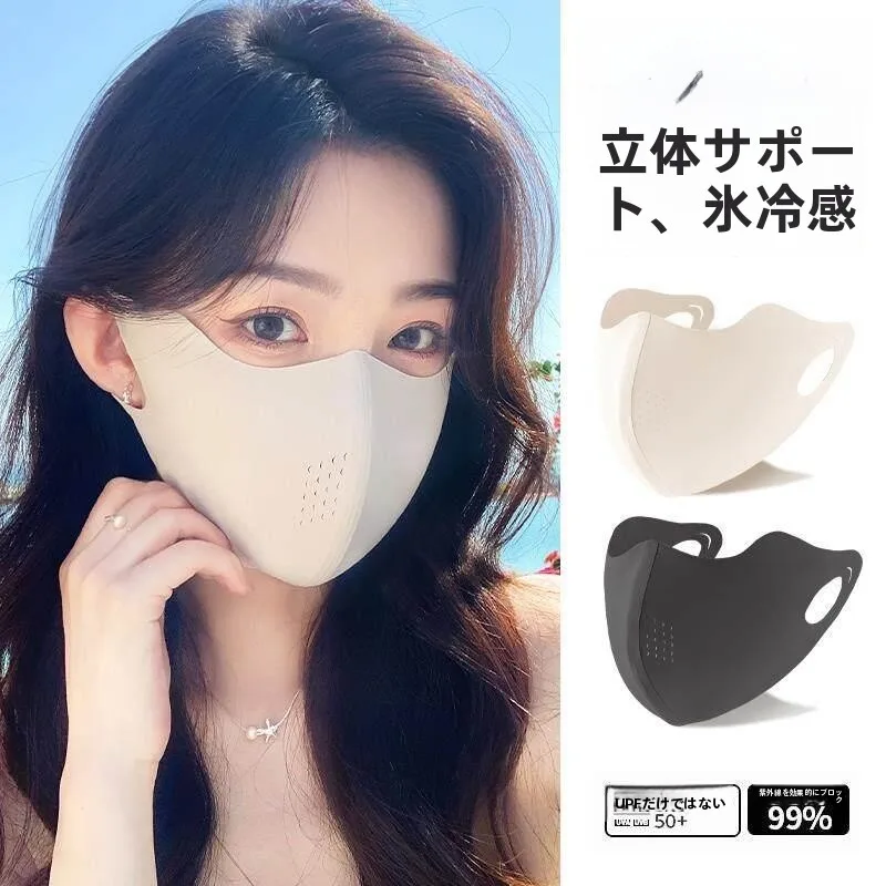 women's-ice-silk-face-mask-breathable-uv-protection-3d-modeling-dustproof-new-2026-seamless-design-high-aesthetic-value