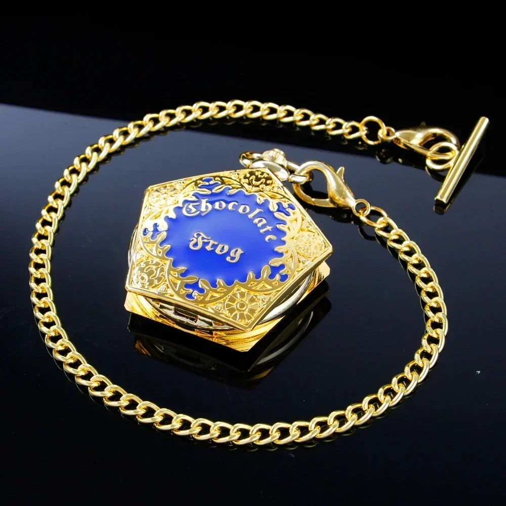 Luxury Gold Mechanical นาฬิกาพ็อกเก็ต FOB Chain Hand Wind กระเป๋านาฬิกาสแตนเลสผู้ชายผู้หญิงของขวัญชาย Fob Chain นาฬิกา