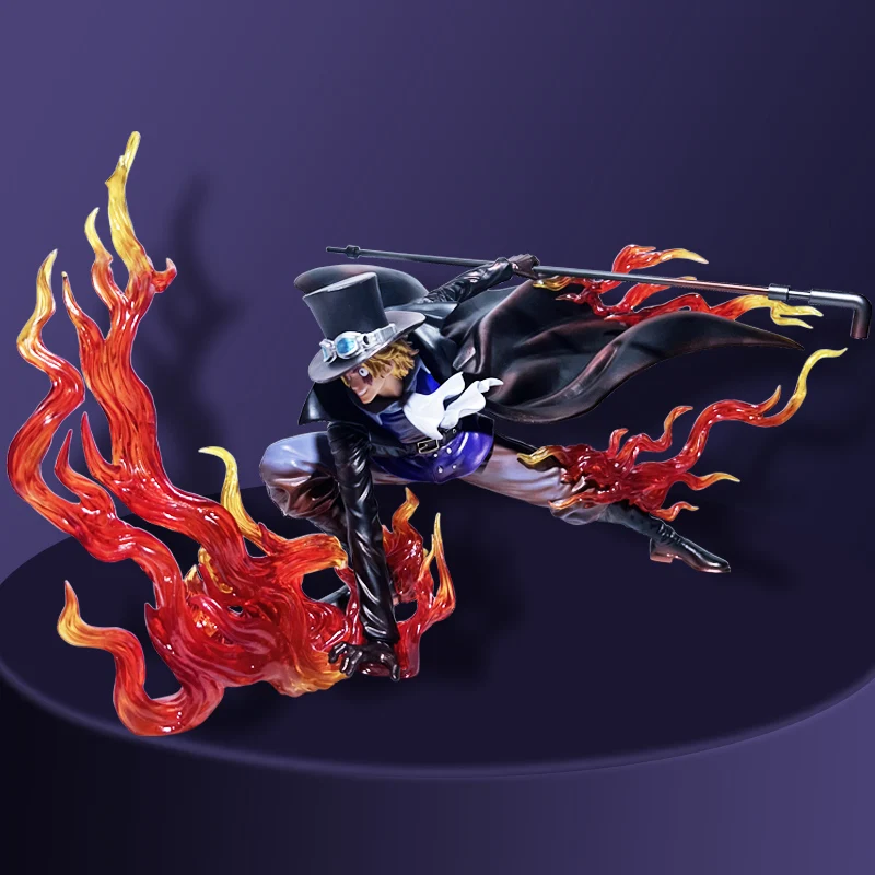 

One Piece Sabo Fire Fist ASL Brothers GK Statue Anime Model Figure Collectible Gift for Fans Boxed for Kids Adults