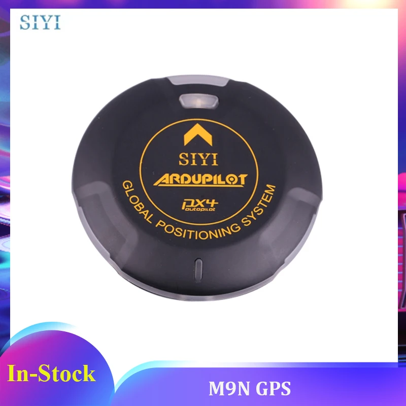 

SIYI M9N GPS GNSS Module with Safety Switch RGB Indicator Four-Satellite High Gain Antenna