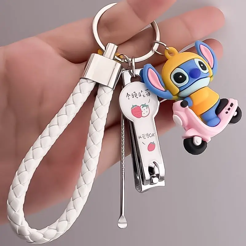 غرزة أرقام سلاسل المفاتيح الحقائب المدرسية حقائب الظهر المعلقات سيارة المعلقات الإبداعية مقصات الأظافر منتقيات الأذن وملعقة مجموعة من قطعتين #6