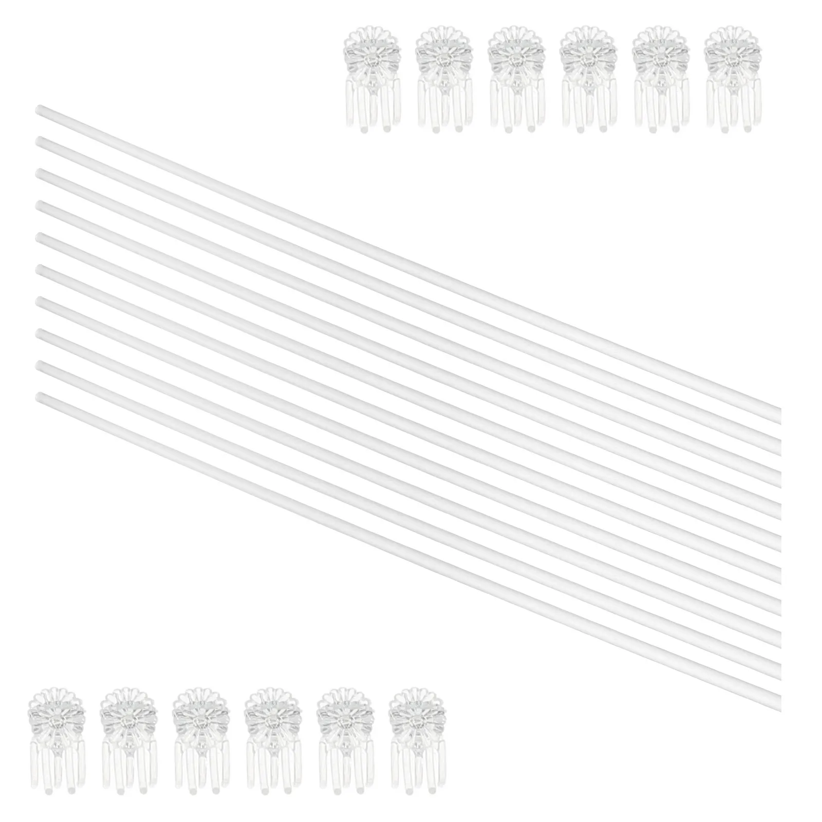 

1 Set Transparent Acrylic Plant Stake Vine Climbing Support Stake For Roses Orchid Vine Potted Plant Support Garden Accessories
