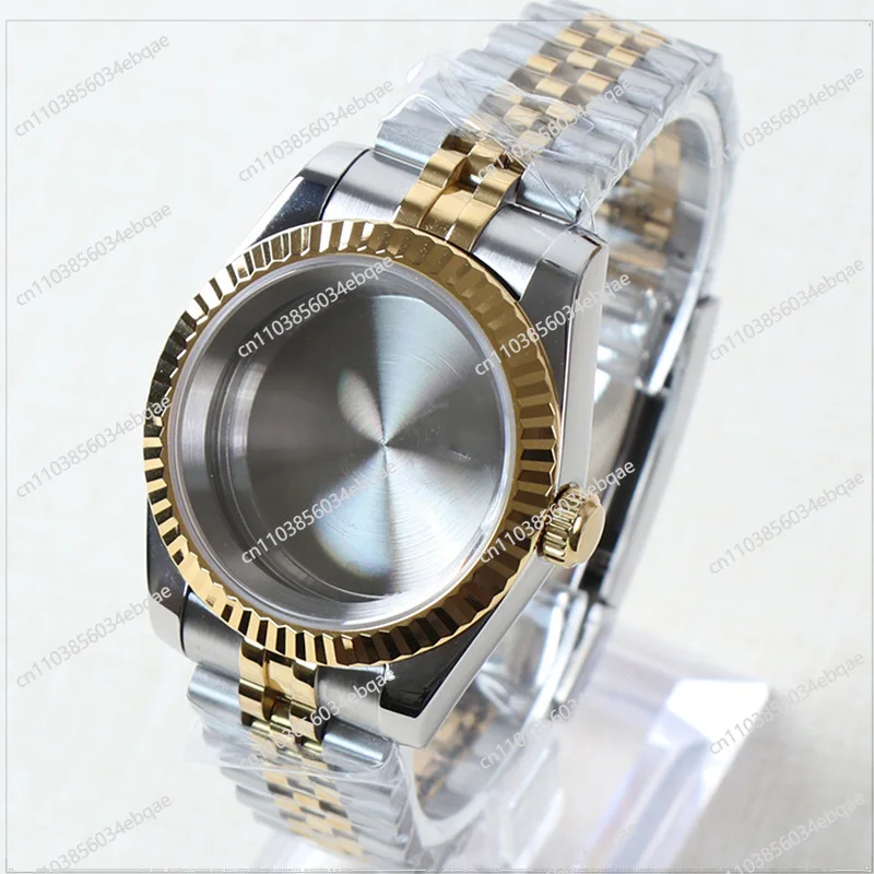 For Case Full Yacht Three-Piece Suite Gold 413640 Dog Tooth Ring Stainless Steel