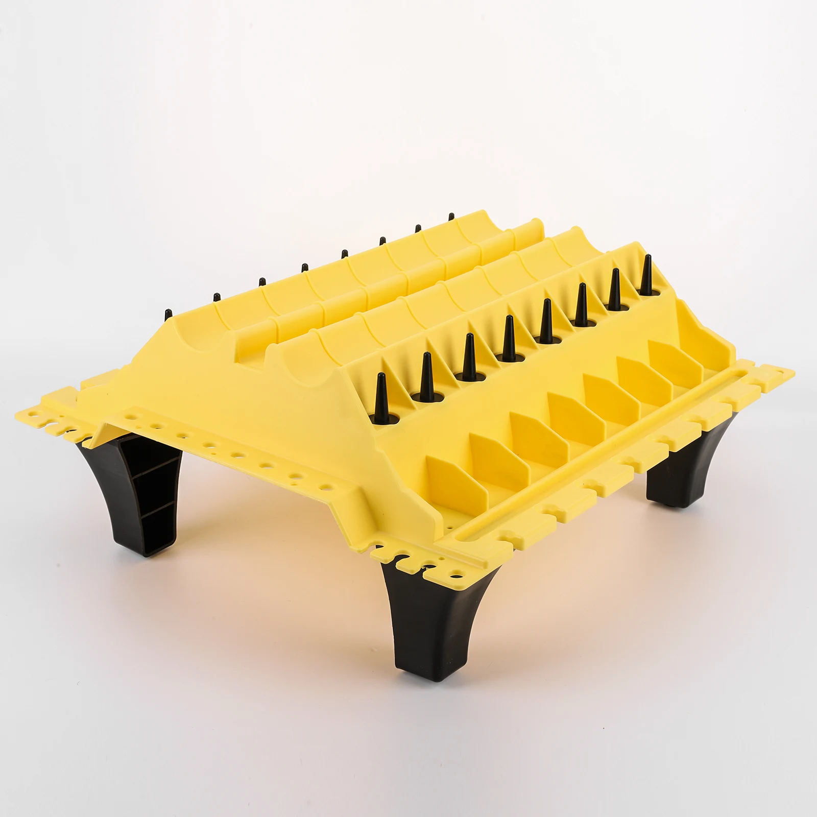 ถาดจัดระเบียบฝาสูบเครื่องยนต์ อุปกรณ์จัดเก็บชิ้นส่วนเครื่องยนต์อเนกประสงค์สำหรับจัดเก็บชิ้นส่วนฝาสูบรถยนต์