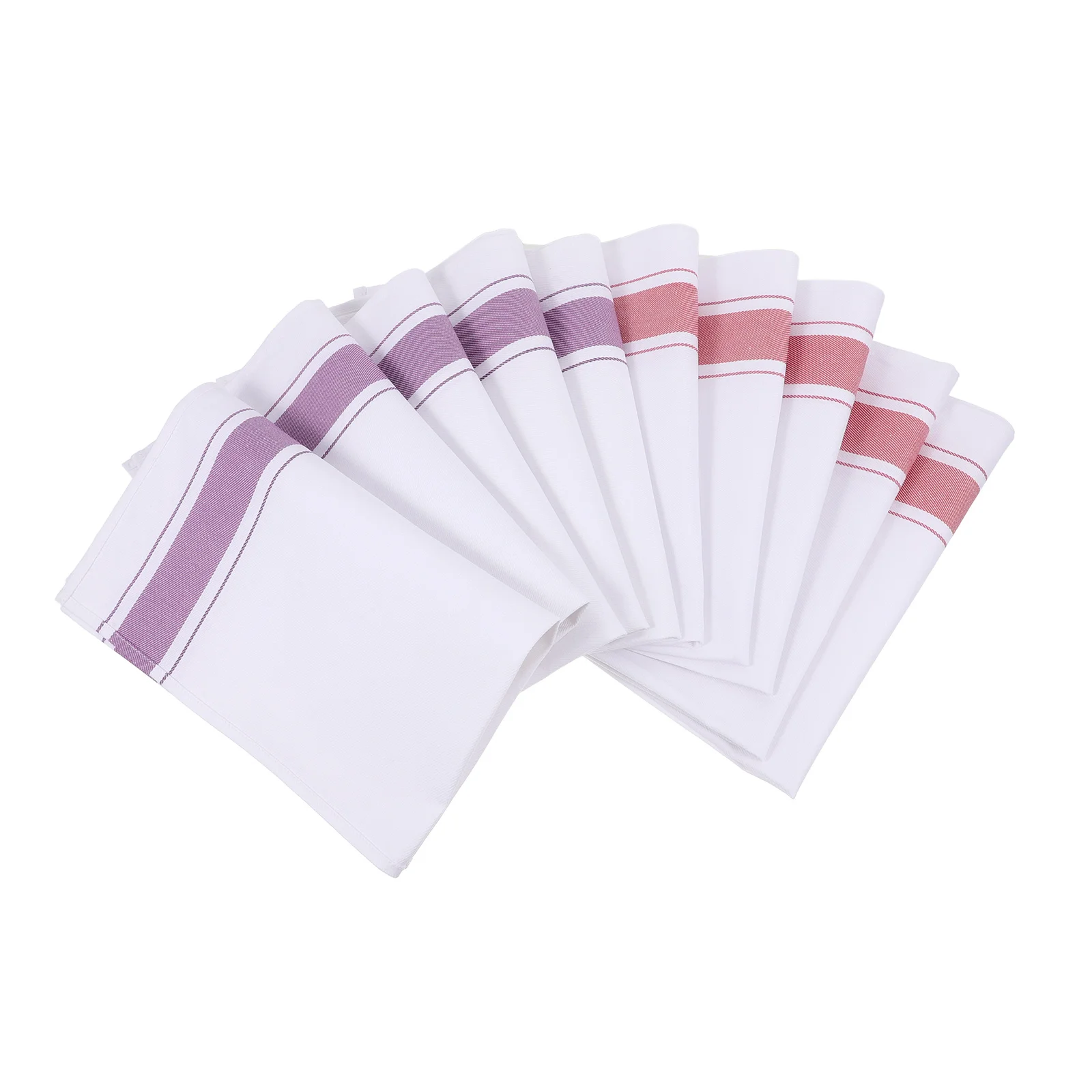 

10pcs Pure Cotton Trouser Drying Cloths Soft Reusable Cleaning Wipe Glasses Scrubber Kitchen Napkins Bath Towels