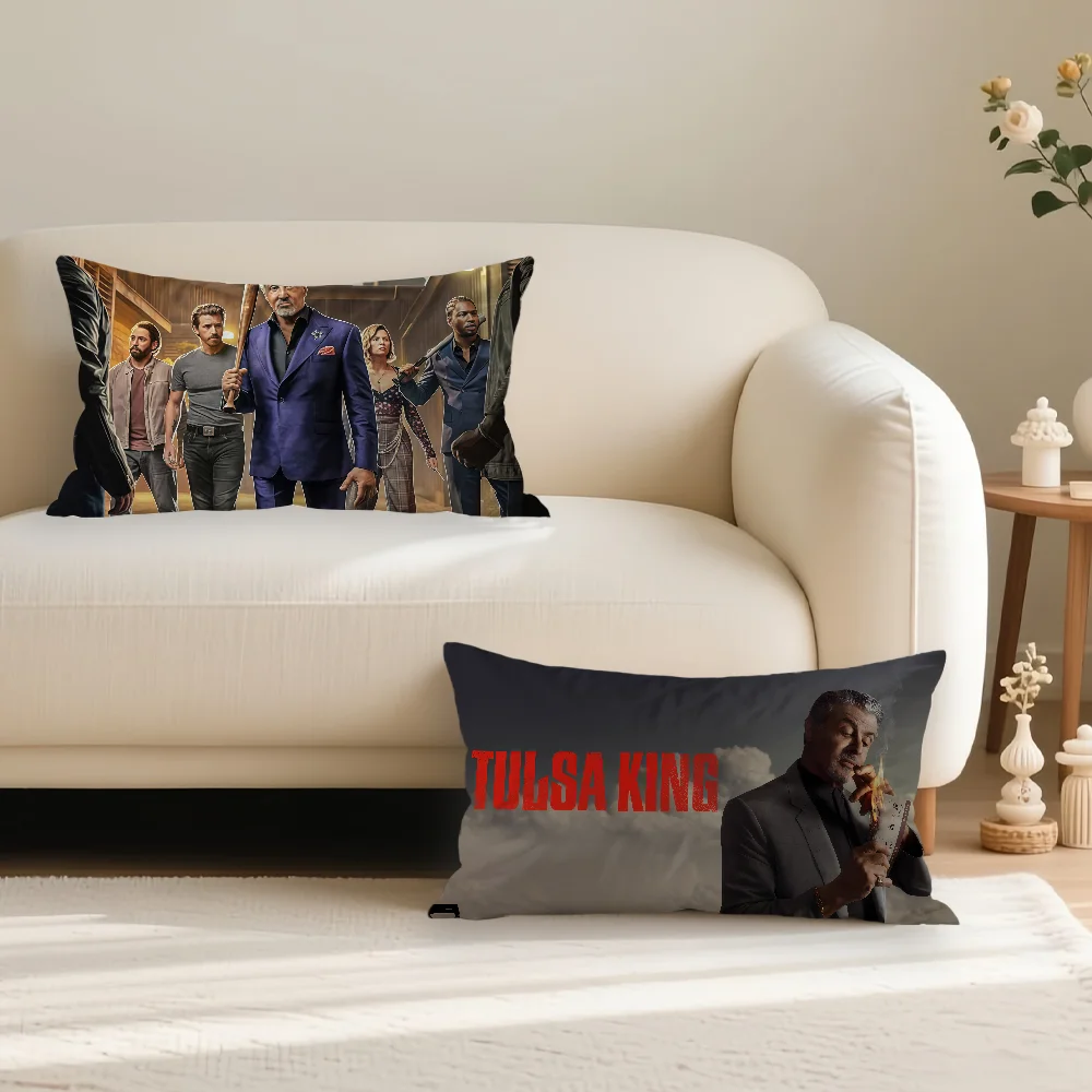 غطاء وسادة من فيلم الرعب T-Tulsa K-King مناسب لوسائد مستطيلة لتزيين المنزل وأريكة غرفة النوم والمكتب