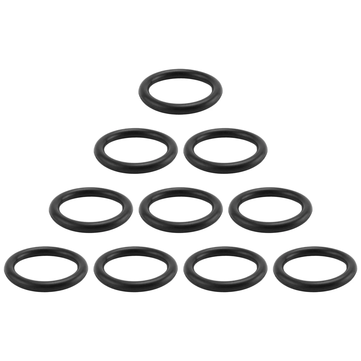 10 Pieces 32mm OD 25mm Inner od. Black Nitrile Rubber O Ring Oil Seal Ring