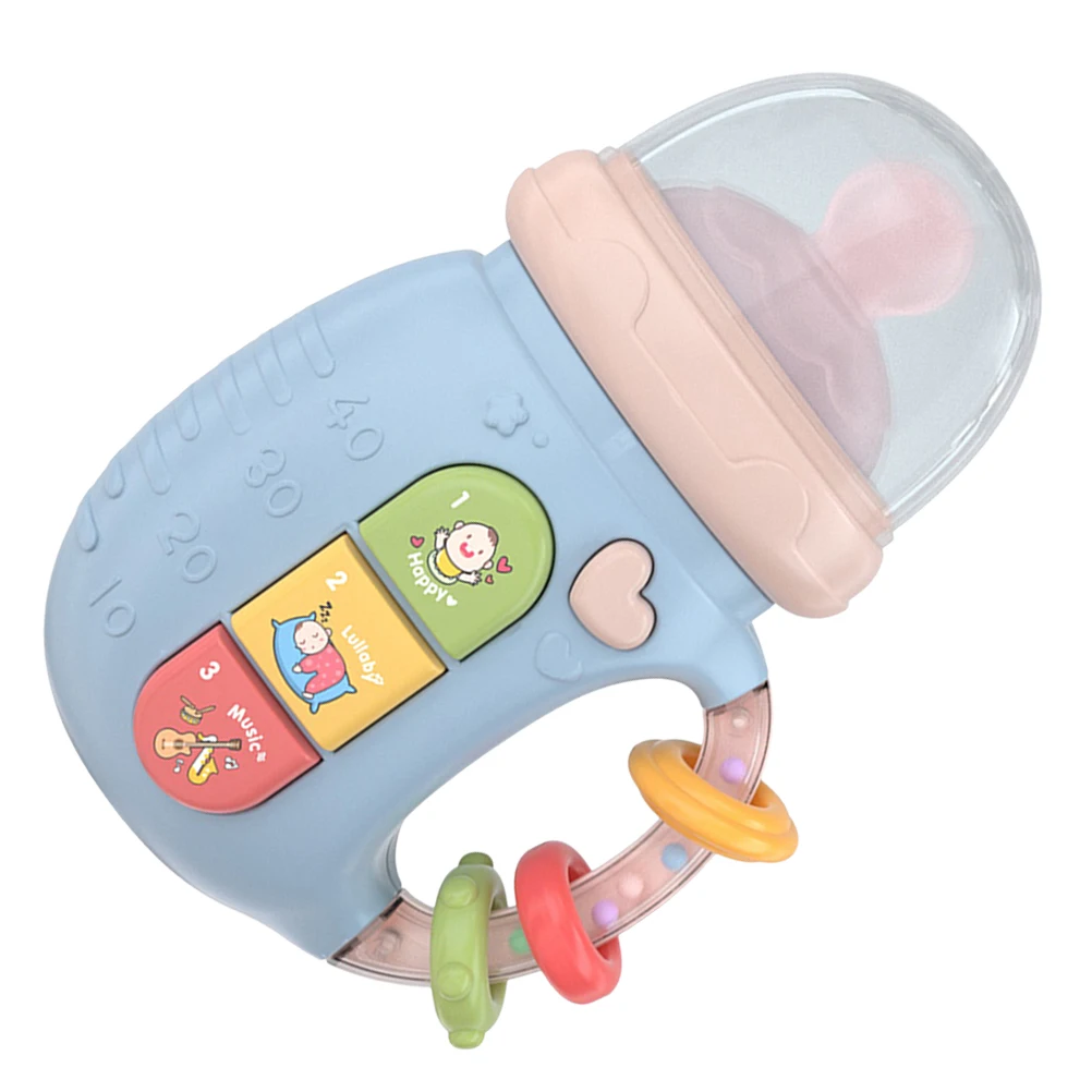 

Soothing Bottle Ringing Musical Teething Baby Toys Shaker Newborn for Newborns Electric