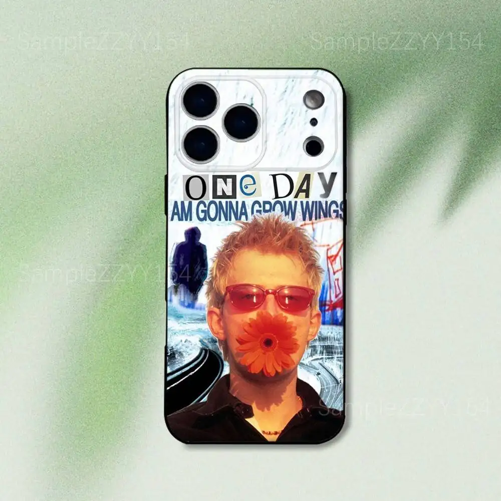 R-RadioheadS In Rainbows Funda de teléfono para iPhone 17,16,15,14,13,12,Pro,Max,Plus,E,SE4,Air,Mini Funda suave negra