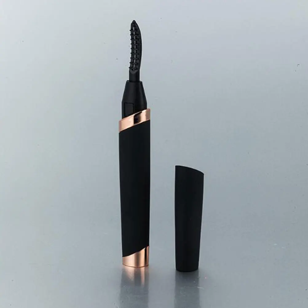 

USB Rechargeable Electric Eyelash Curler Heated Portable Curling Lash Tool 3 Heat Settings Professional Beauty Tool