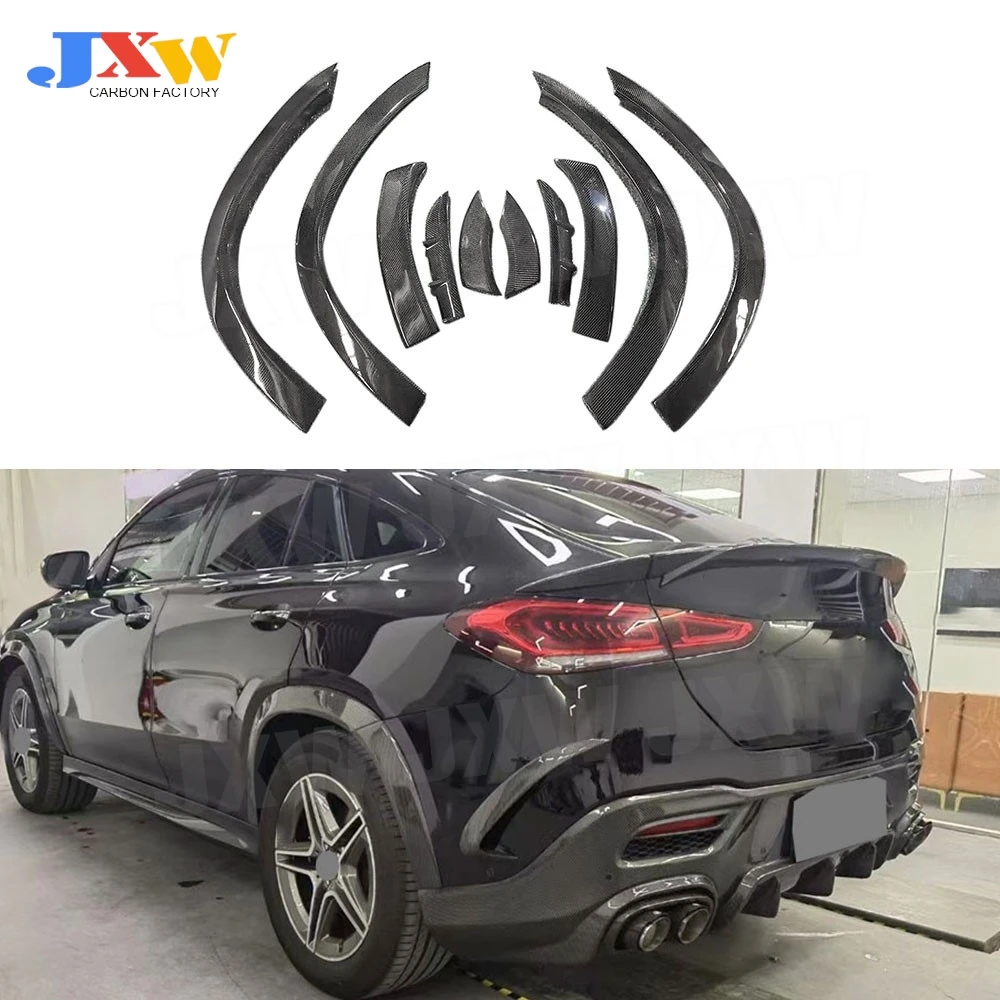 

for Benz GLE Class C167 GLE Coupe 2020+ Body Kits Carbon Fiber Car Fender Flares Wide Body Wheel Eyebrow Side Wheel Trims