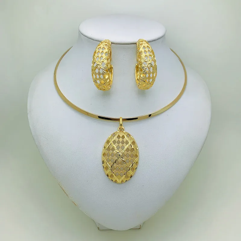 Kingdom Ma Dubai African Jewelry Set For Women Ethiopian Nigerian Bridal Wedding Jewellery Gifts Italy Gold Plated Jewelry Set