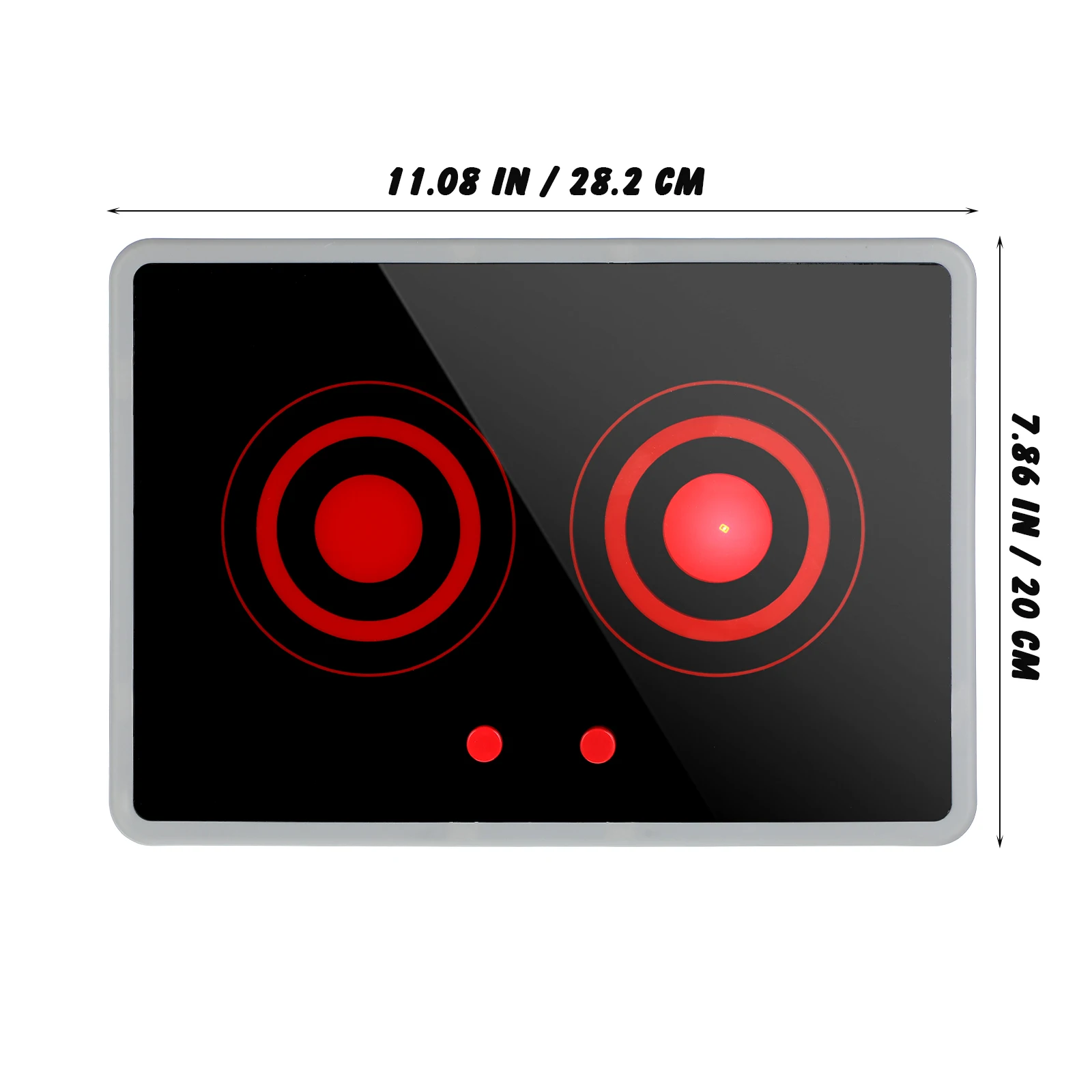 Kids Play Kitchen Appliance Induction Stove Sound Light Realistic Pretend Play Kitchen Accessories Operated for Toddlers