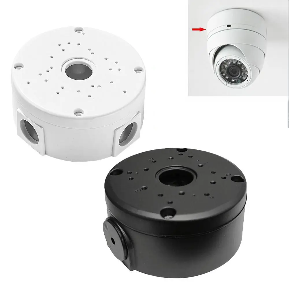 camera de cupula de vigilancia caixa de juncao suportes de plastico cabo impermeavel universal suporte base profunda acessorios cctv 01