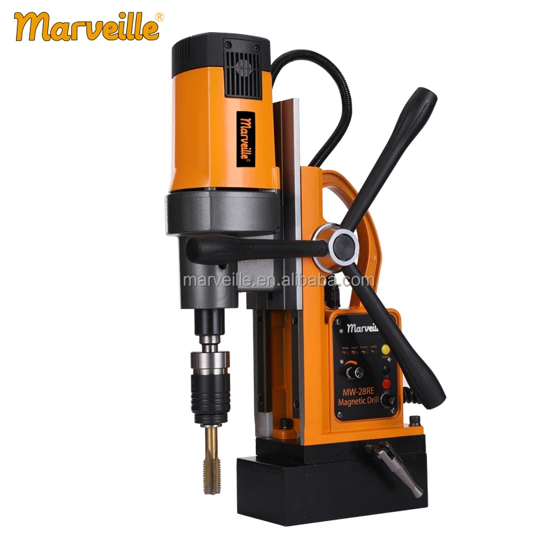 Marveille MW-28RE 220-240V 15500N step-less speed regulating 28 mm multifunctional magnetic base drill