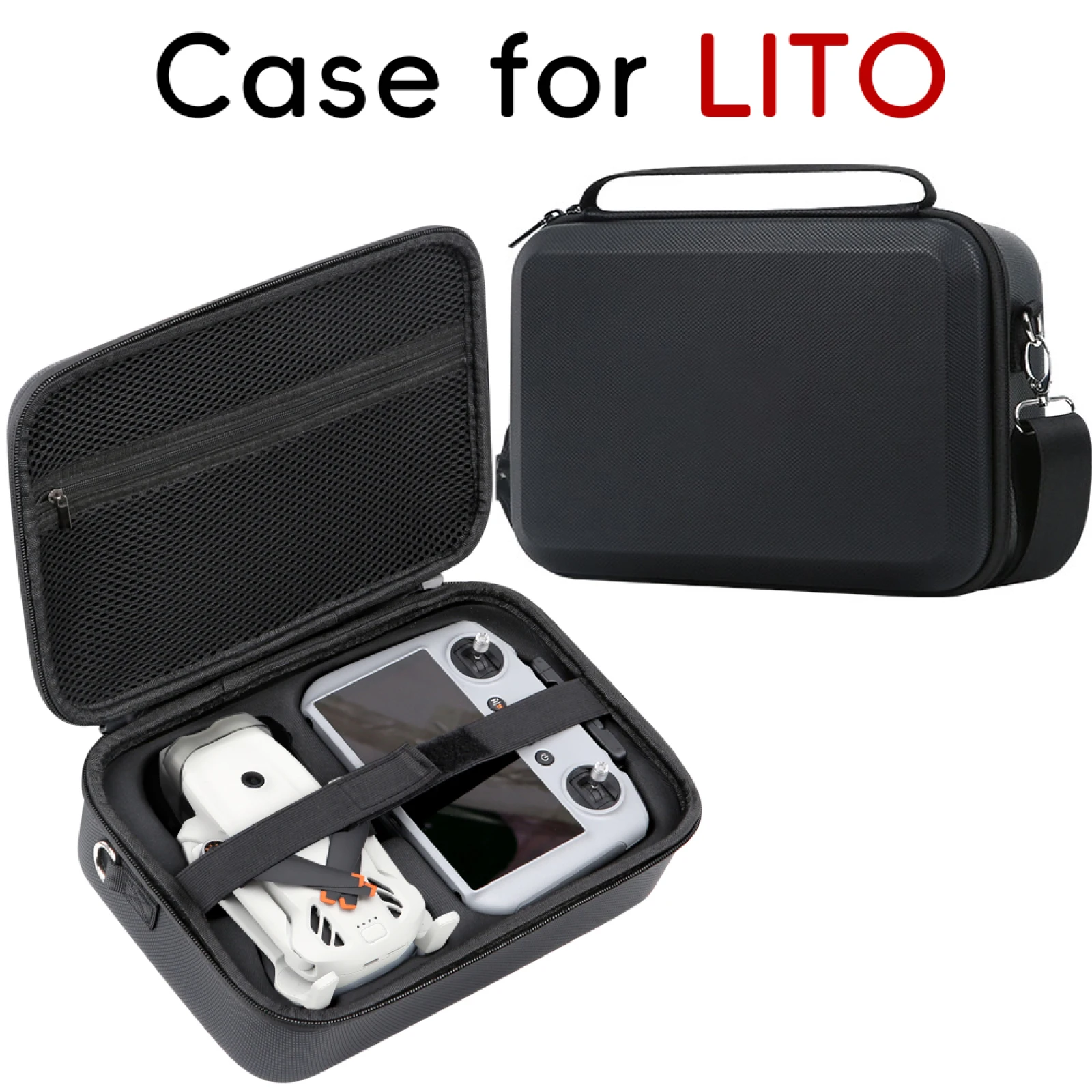 

Durable PU Carry Storage Bag Travel Protective Bag for DJI Lito X1/ Lito 1 &RC 2