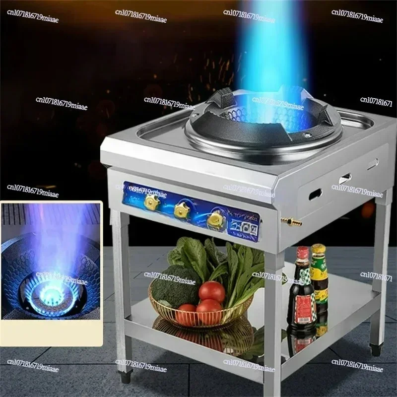Gas Cooktop Commercial Single Burner Medium and High Pressure Liquefied Gas Stove Energy-saving Gas Hob Home Fierce Fire Stove