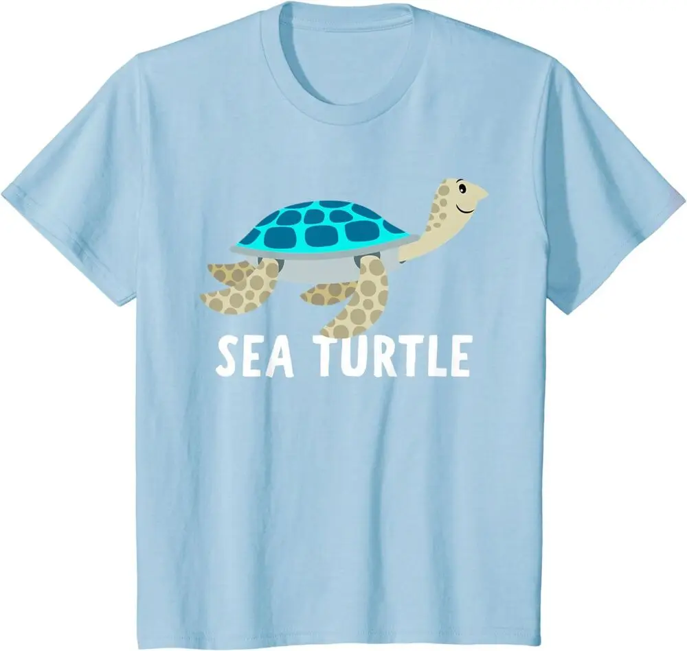 Sea Turtle T-Shirt For Men Women - Cute   GiftAnime Pattern Clothing Y2K Summer