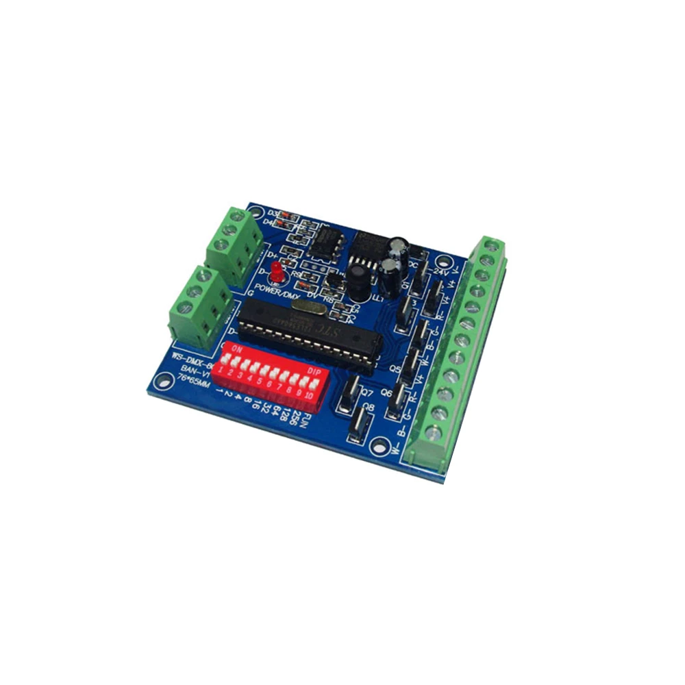 8ch Easy 8Channel 2 Groepen Dmx512 Dimmer Controller Led Decoder Voor Rgbw Strip Lights DC5V-24V Constante Spanning