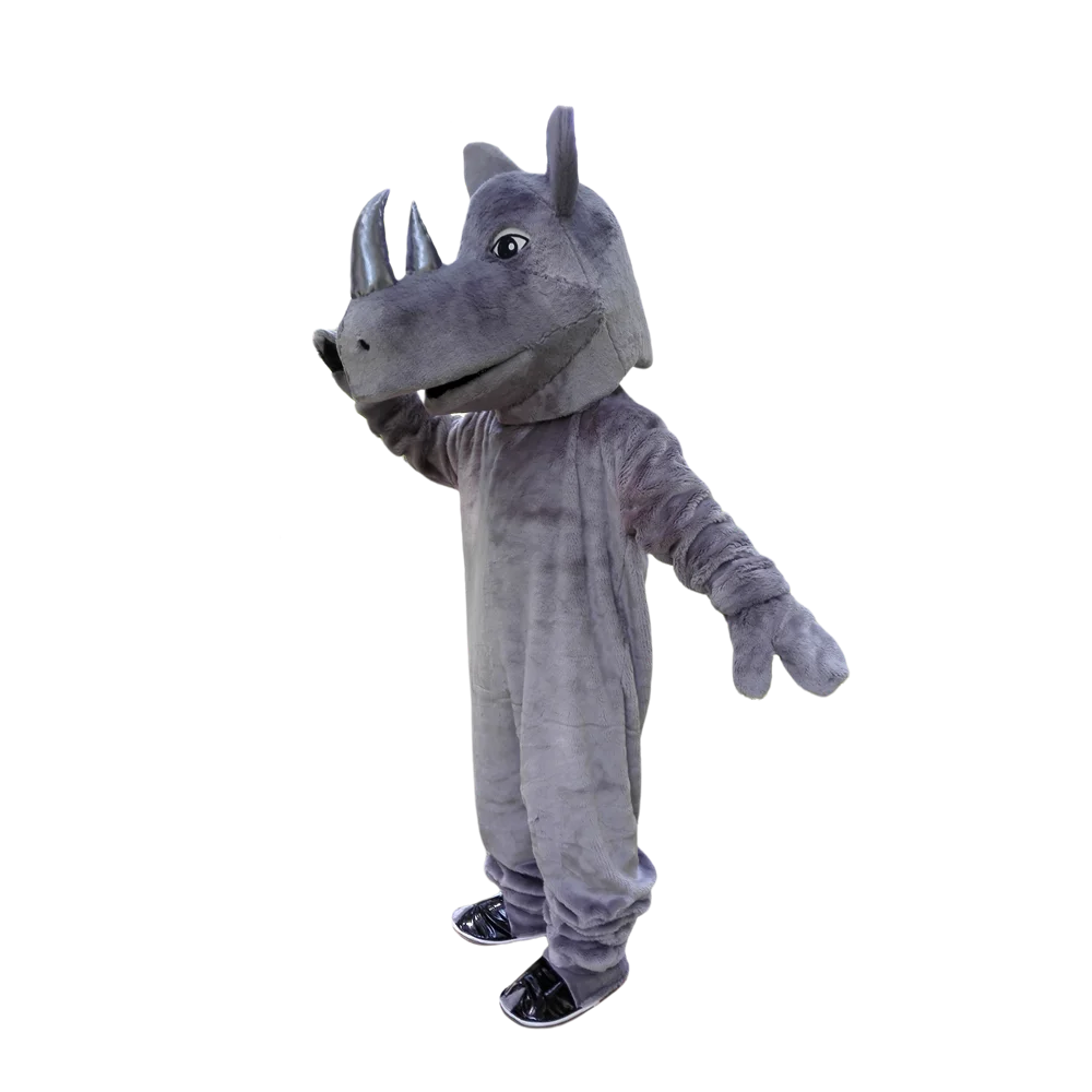 szary nosorożec kostium maskotka nosorożec niestandardowy fantazyjny kostium anime zestawy cosplay mascotte przebranie kostium karnawałowy 1357