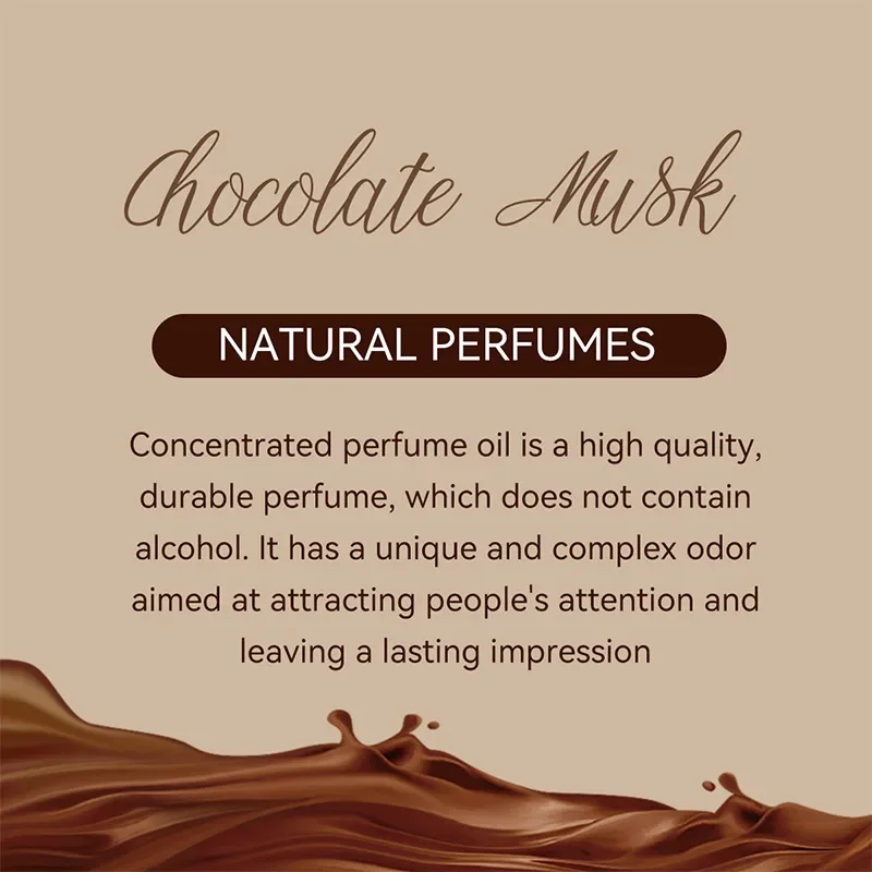 Perfume De mujer Eau De Chocolate, almizcle, Perfume árabe De alta calidad, fragancia duradera, fragancia ligera De feromonas, larga duración