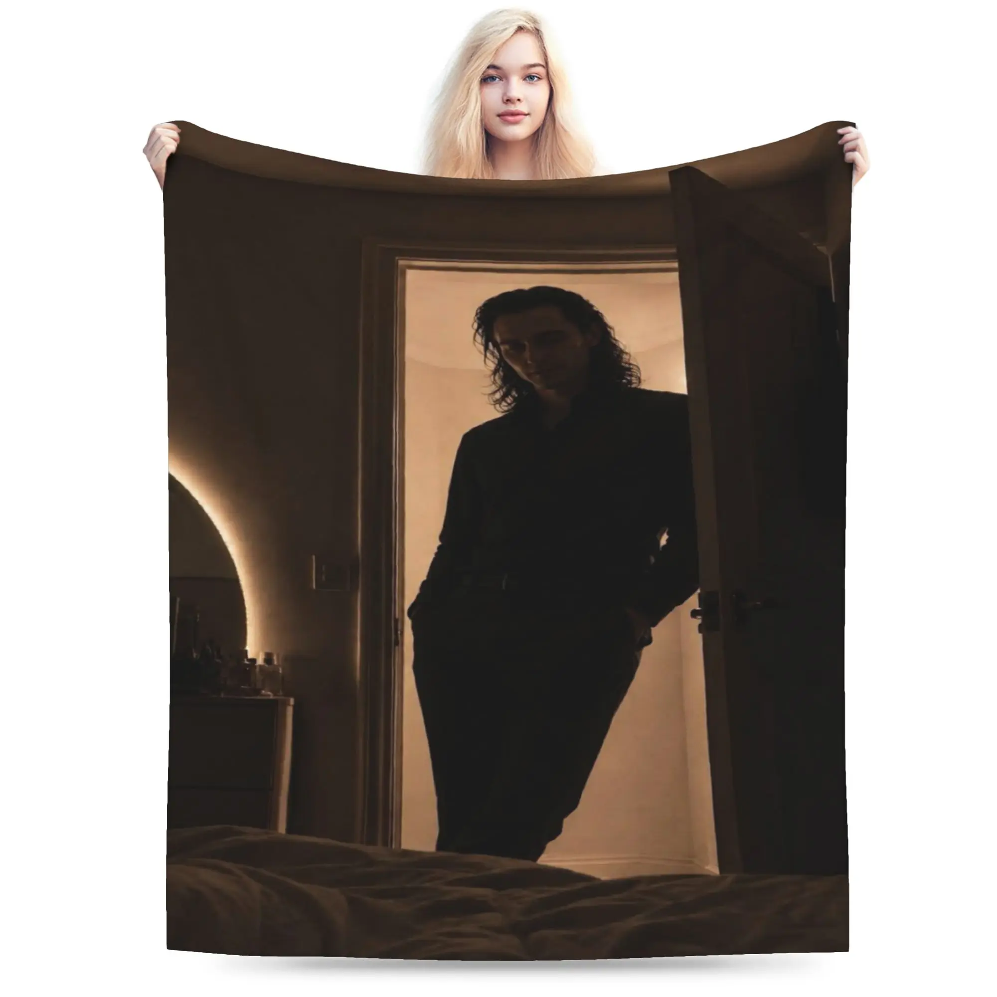 Tom Hiddleston  Accessories Blanket Soft Fleece  Throw Blankets Relax Bedspreads