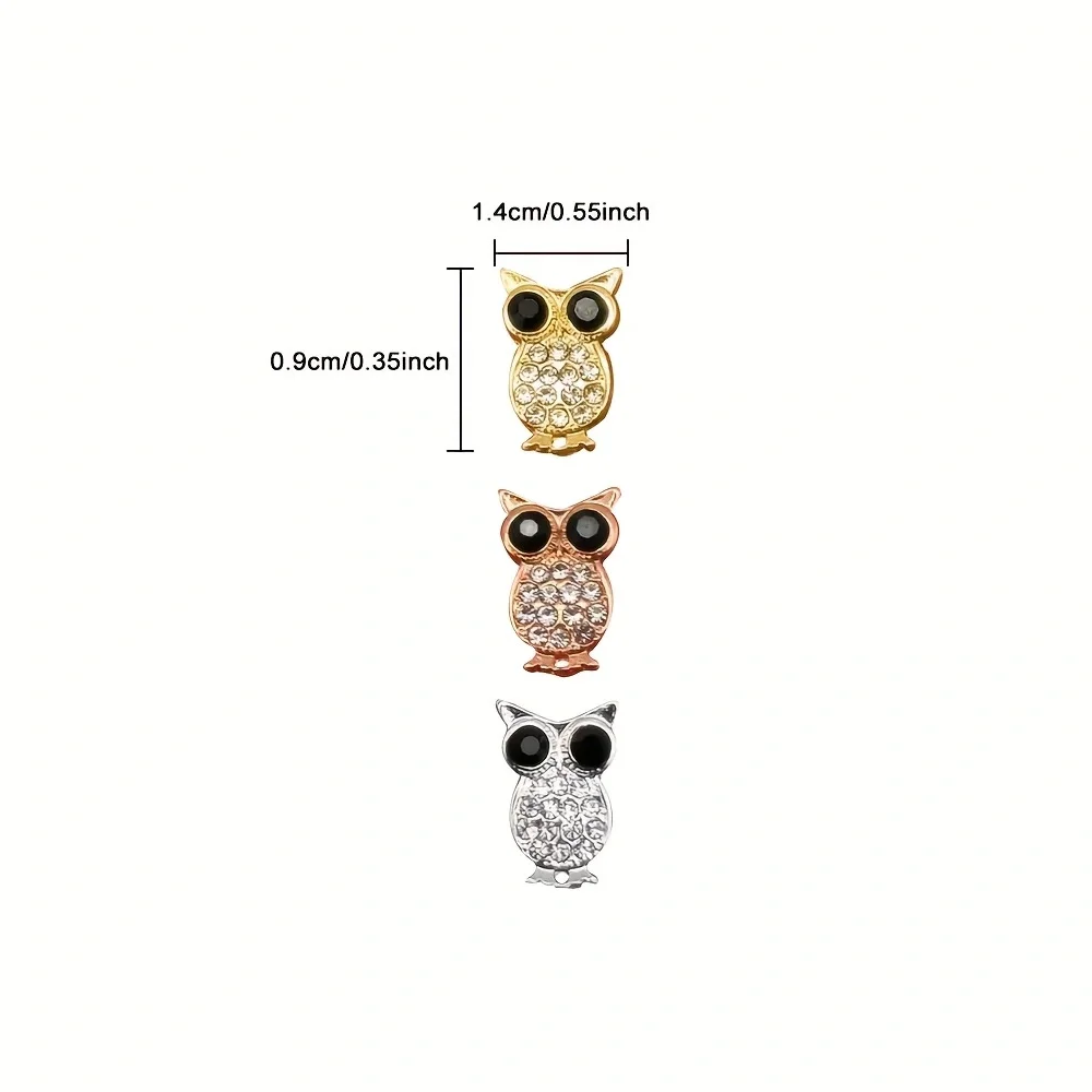 1 piece of fashionable owl element design smart watch accessories, suitable for decorating multiple smart watch straps