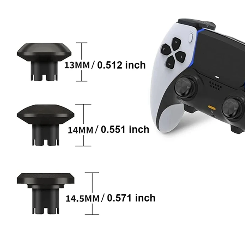 PS5 Edge 게임 콘솔용 2X 금속 조이스틱 키트 조이스틱 백 패들은 PS5 Dualsense 컨트롤러용 버튼을 트리거합니다.