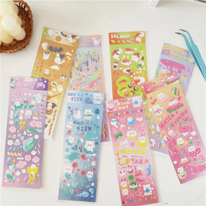 Cute Fruit Sticker Junk Journal Album Happy Planner DIY Scrapbooking Craft Photo Decoration Stickers Korean Stationery