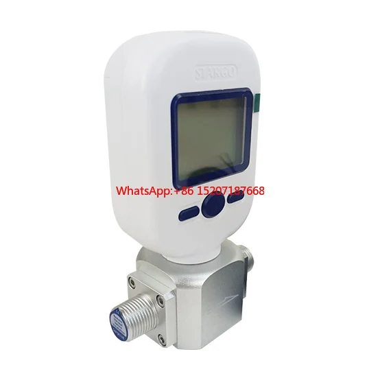 Portable Digital Oxygen Mass Gas Air  Flow Meter