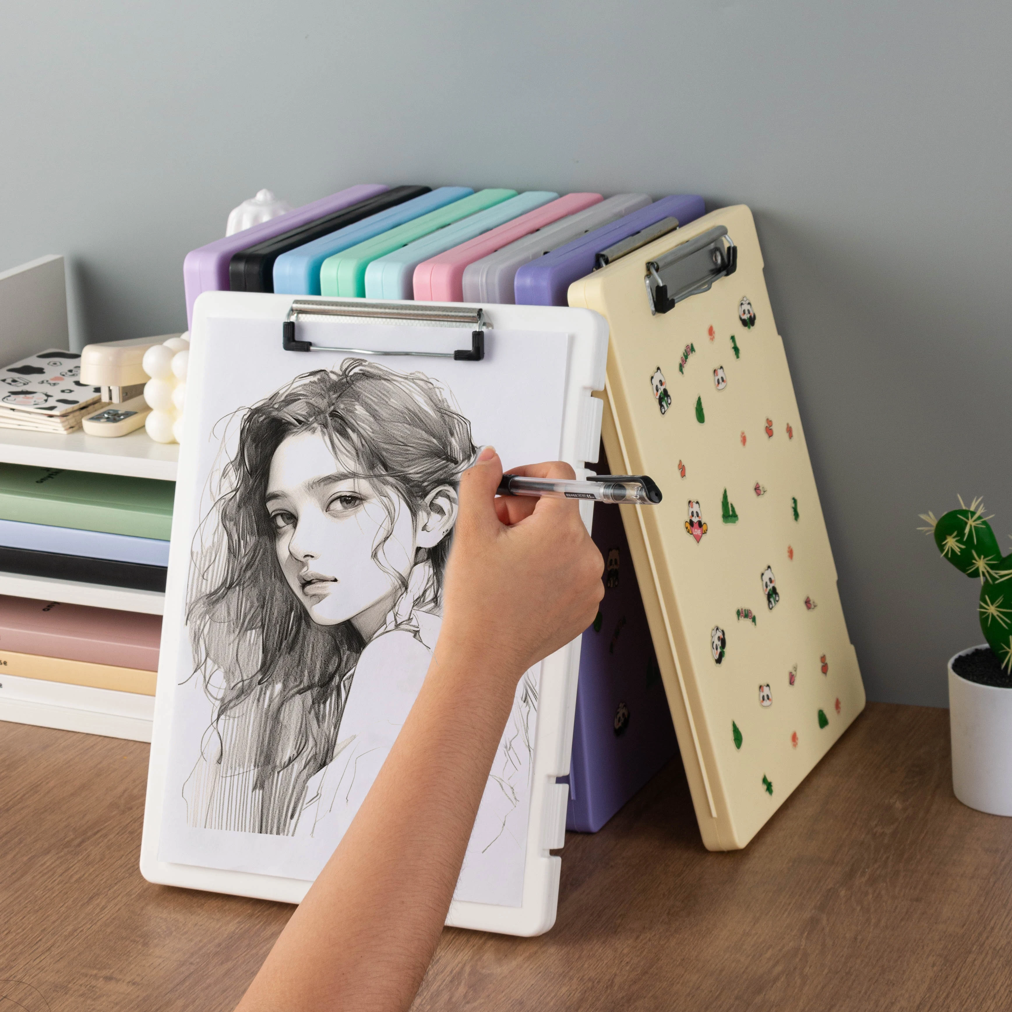 Multi Functionele A4 Contract Map, Student Test Papier Map, Map Benodigdheden, Pp Data Opslagdoos, Grote Capaciteit