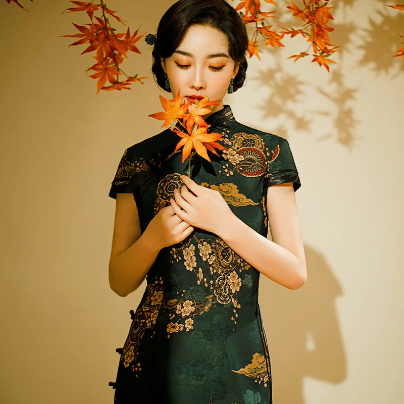 Cheongsam Lady Temperamental Minority Design Wear Retro Fashion New Banquet Clothes Chinese Style Traditional Clothing