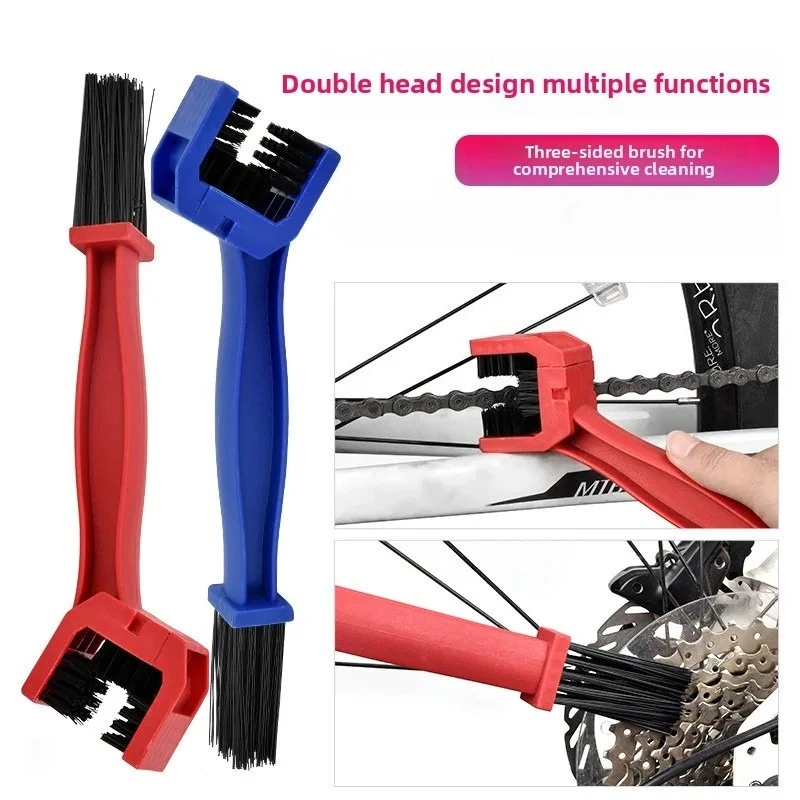 

1pcs Motorcycle Bicycle Chain Cleaner Chain Brush for Mountain Road Motorbike Outdoor Cycling Flywheel Cleaning Tool Accessories