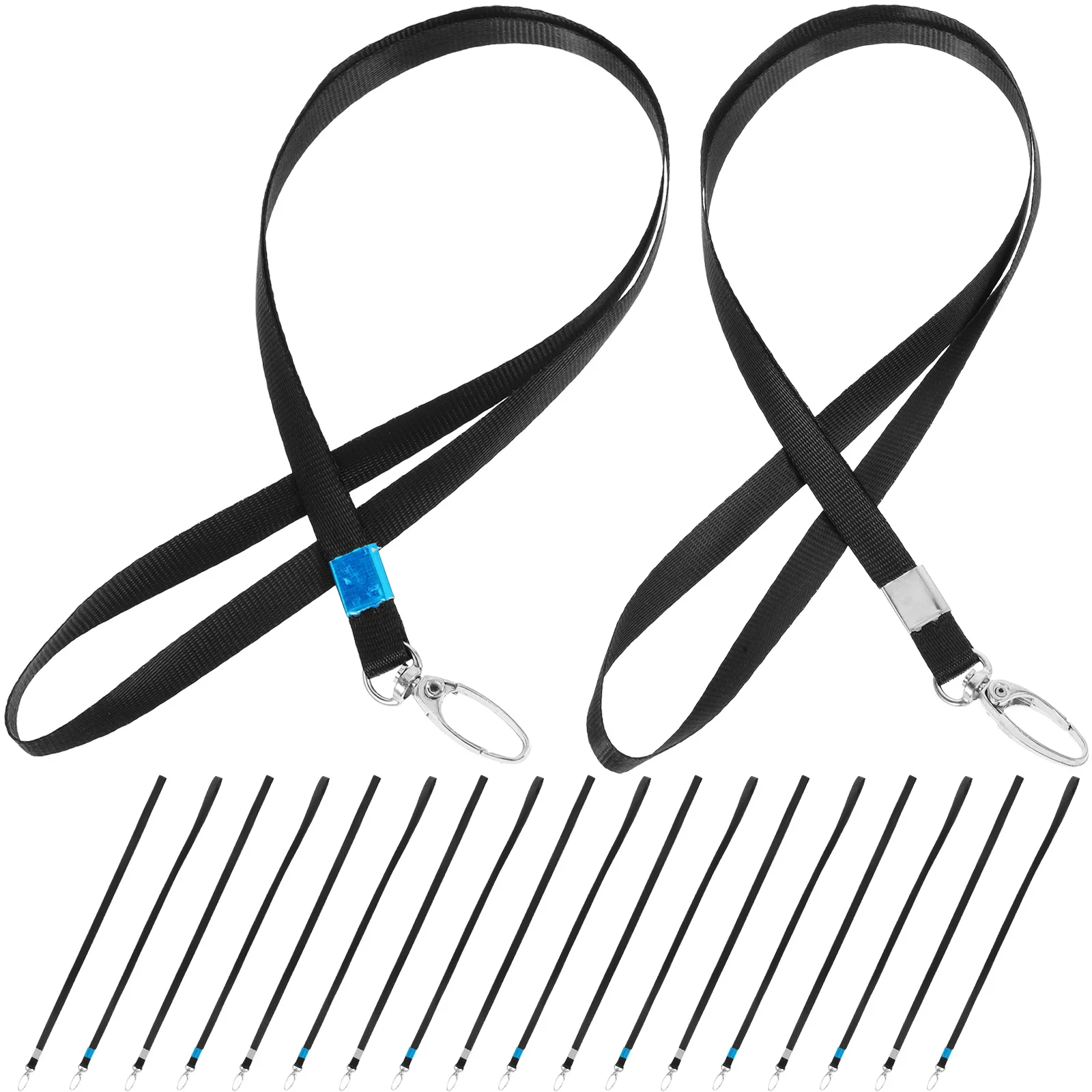 25 個 ID カードストラップ ネックストラップ 仕事用吊り下げロープ オフィス 学校 旅行 日常ストラップ ストラップ